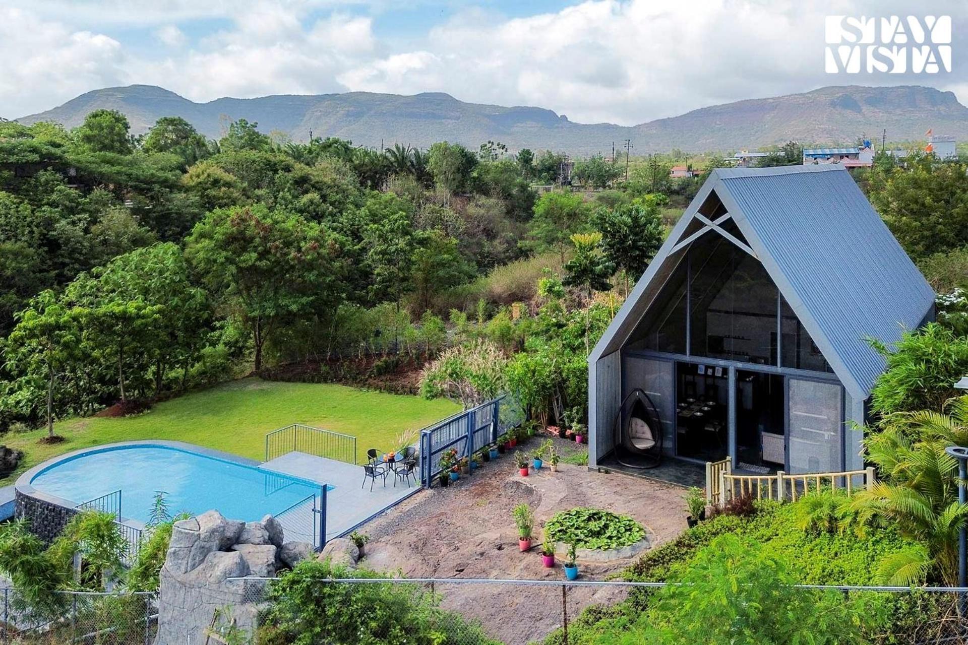 Stayvista'S Celeste Villa - Hill-View Retreat With Infinity Pool Nashik Exterior photo